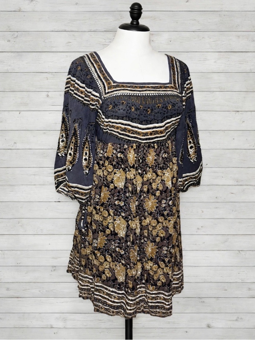 Free People floral midi dress